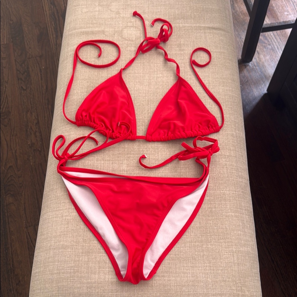 Red Bikini Set
